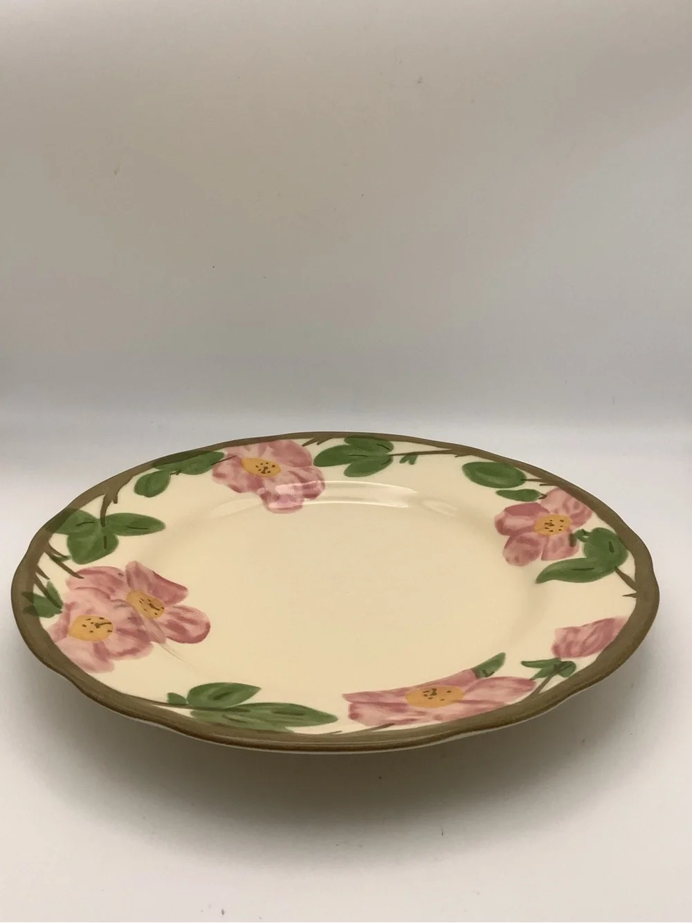 Three Franciscan Desert Rose Dinner Plates Made in England